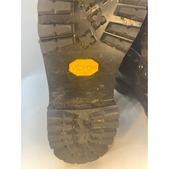 Allen Edmonds Higgins Mill Mens 10.5 Husk Suede Vibram Lug Black Brown *READ - Picture 11 of 11